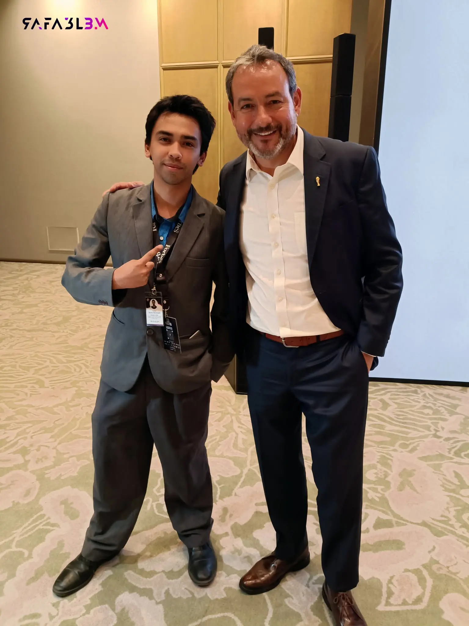 Rafael Bustos Maldonado junto a Jurgen Mainka en el Foro Economía y Negocios Forbes MX 2025