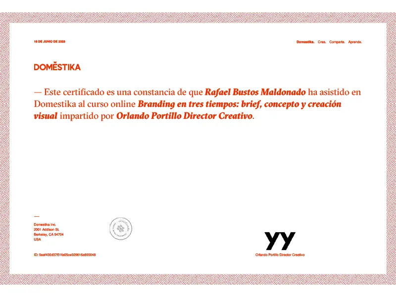 Branding en tres tiempos: brief, concepto y creación visual