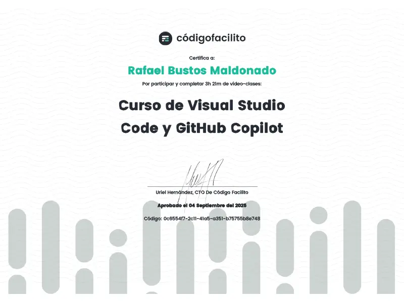Visual Studio Code y GitHub Copilot