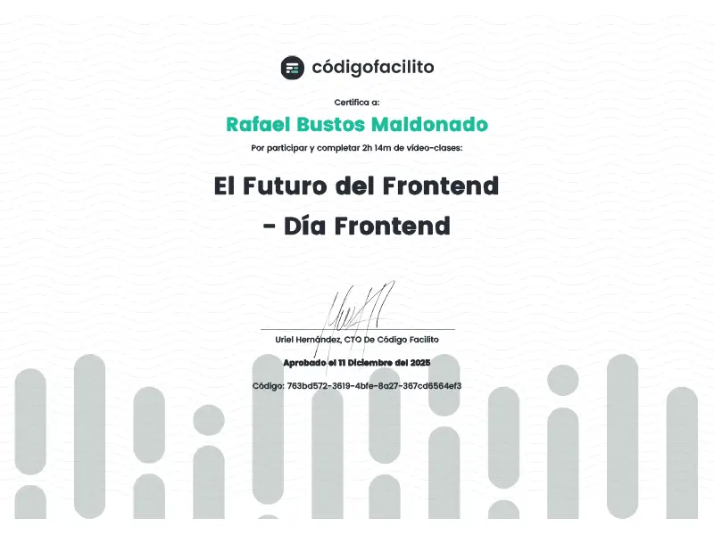 El Futuro del Frontend - Día Frontend