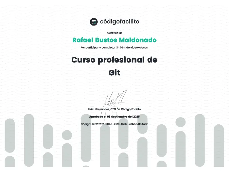 Curso profesional de Git