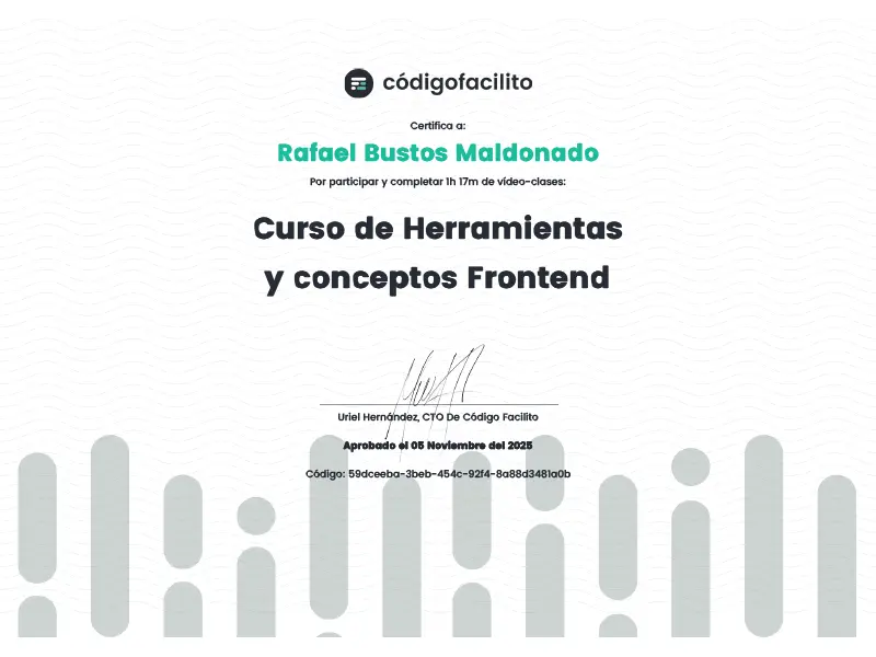 Herramientas y conceptos Frontend