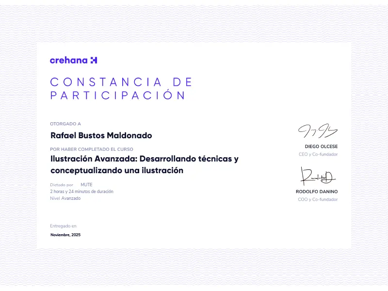 Ilustración Avanzada: Desarrollando técnicas y conceptualizando una ilustración