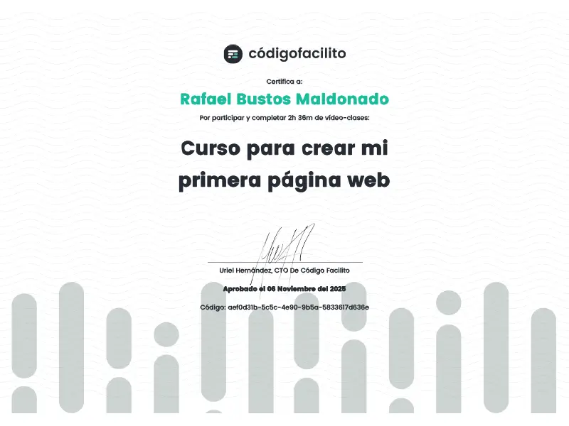 Crear mi primera página web