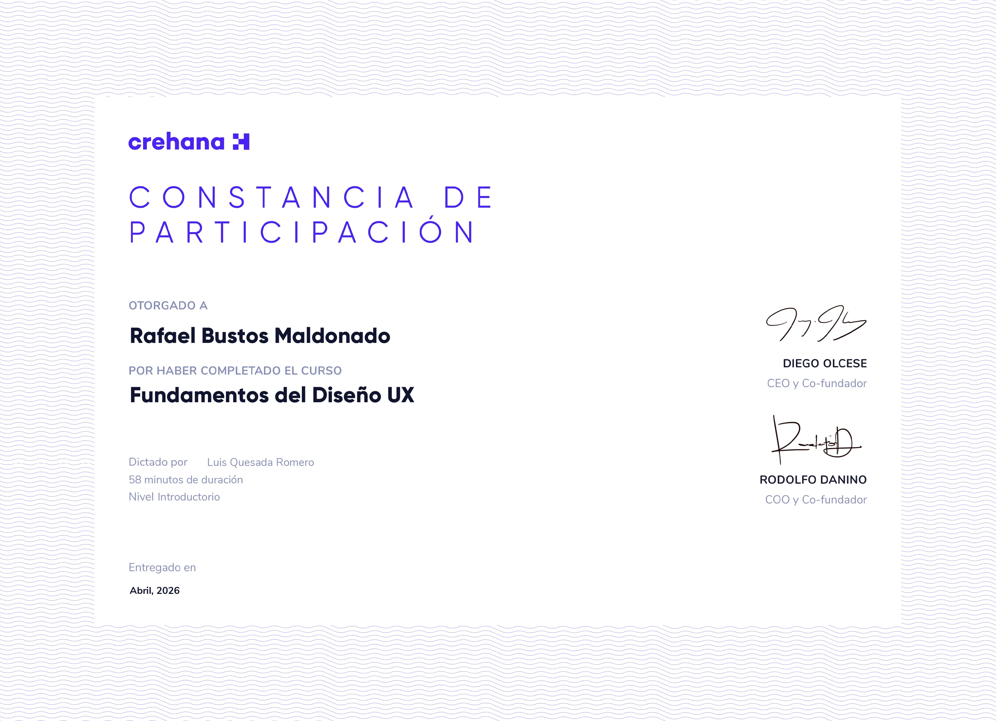 Fundamentos del Diseño UX
