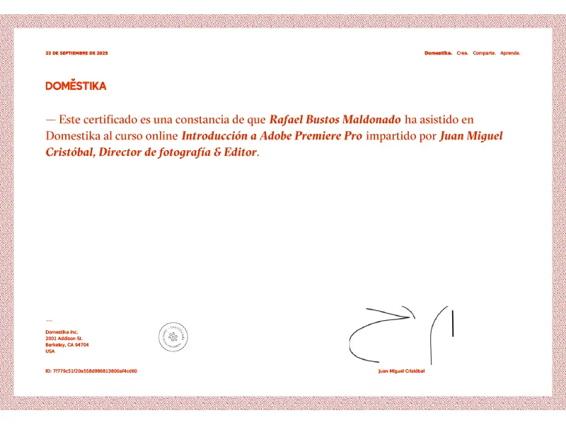 Introduccion a Adobe Premiere Pro