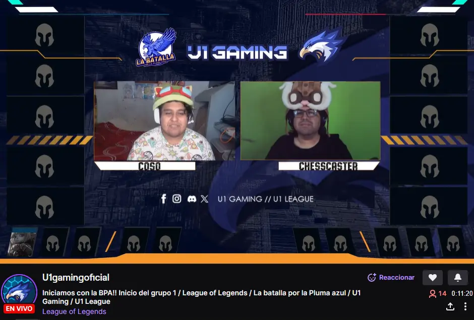 U1 Gaming Broadcast Design - RAFA3LBM