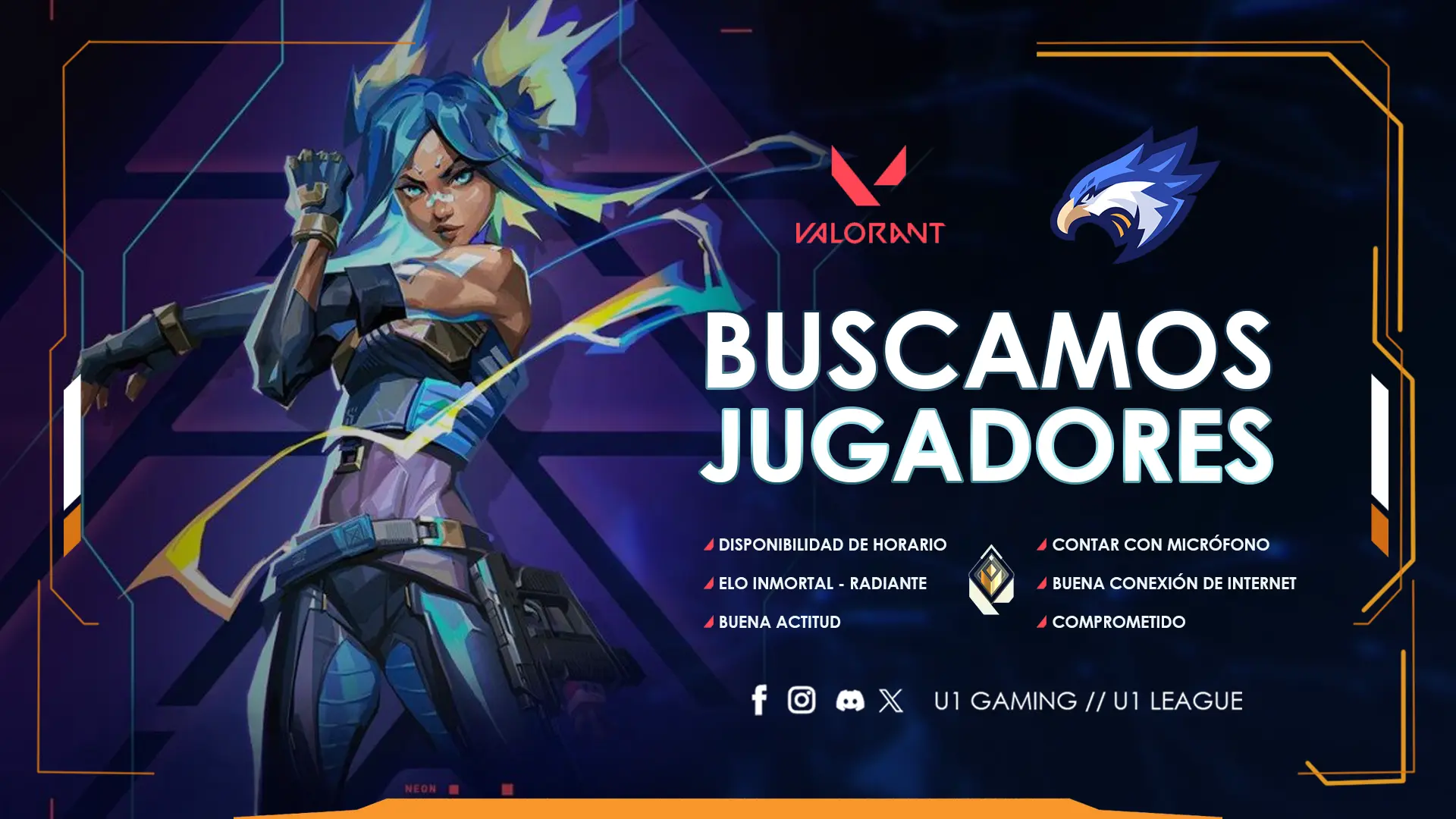 U1 Gaming Broadcast Design - RAFA3LBM