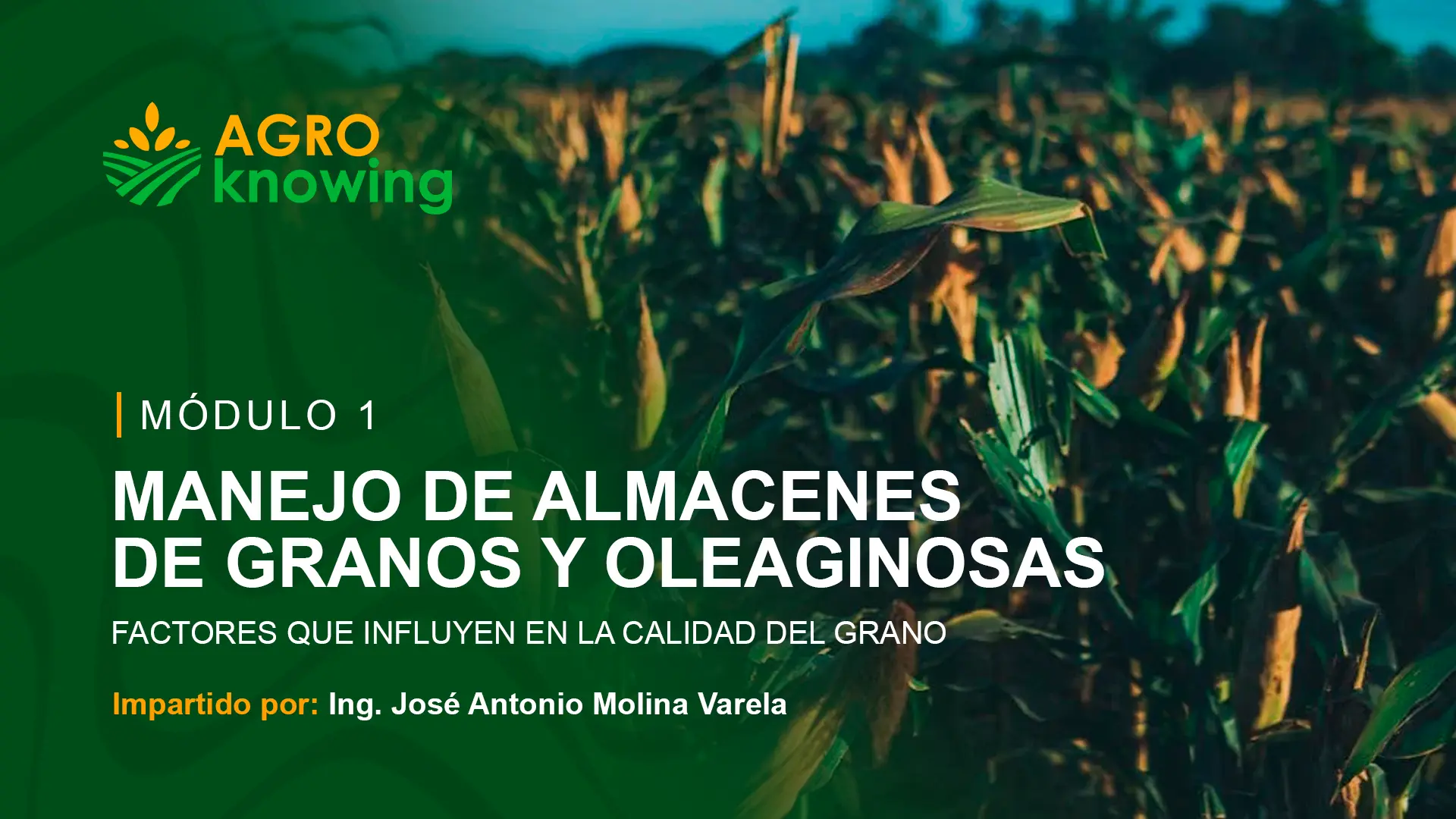 Portada del módulo 1 - AgroKnowing - RAFA3LBM