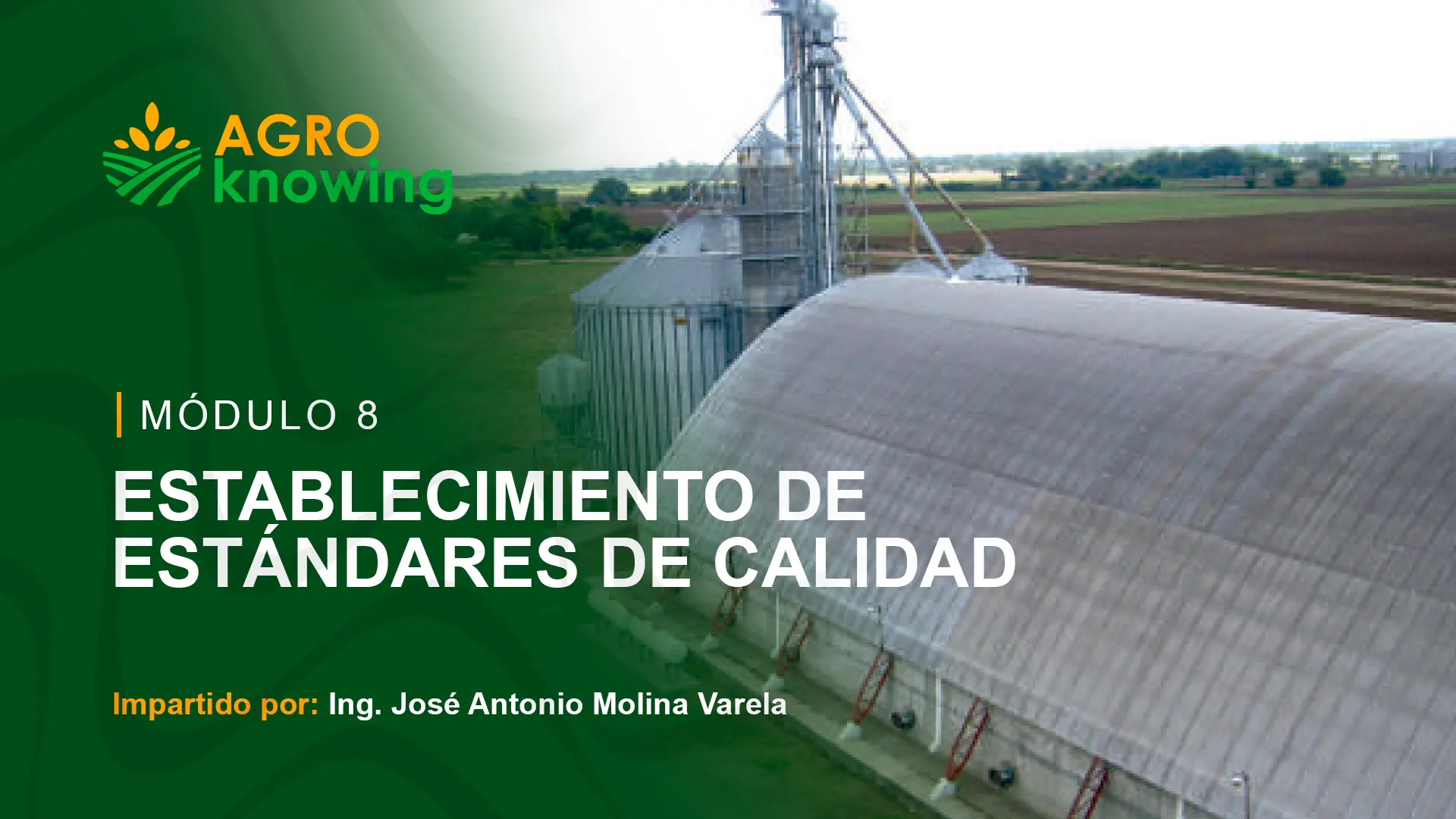 Portada del módulo 8 - AgroKnowing - RAFA3LBM