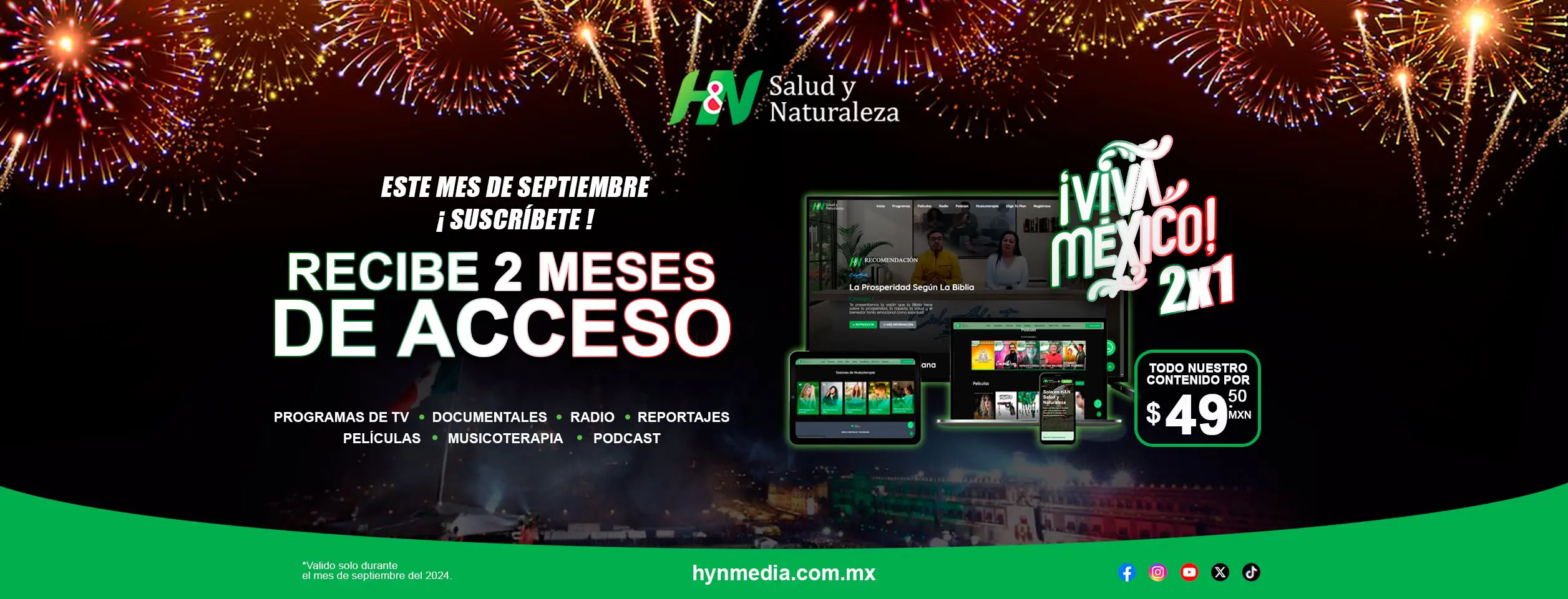 Publicidad de H&N Salud y Naturaleza Diseño por RAFA3LBM