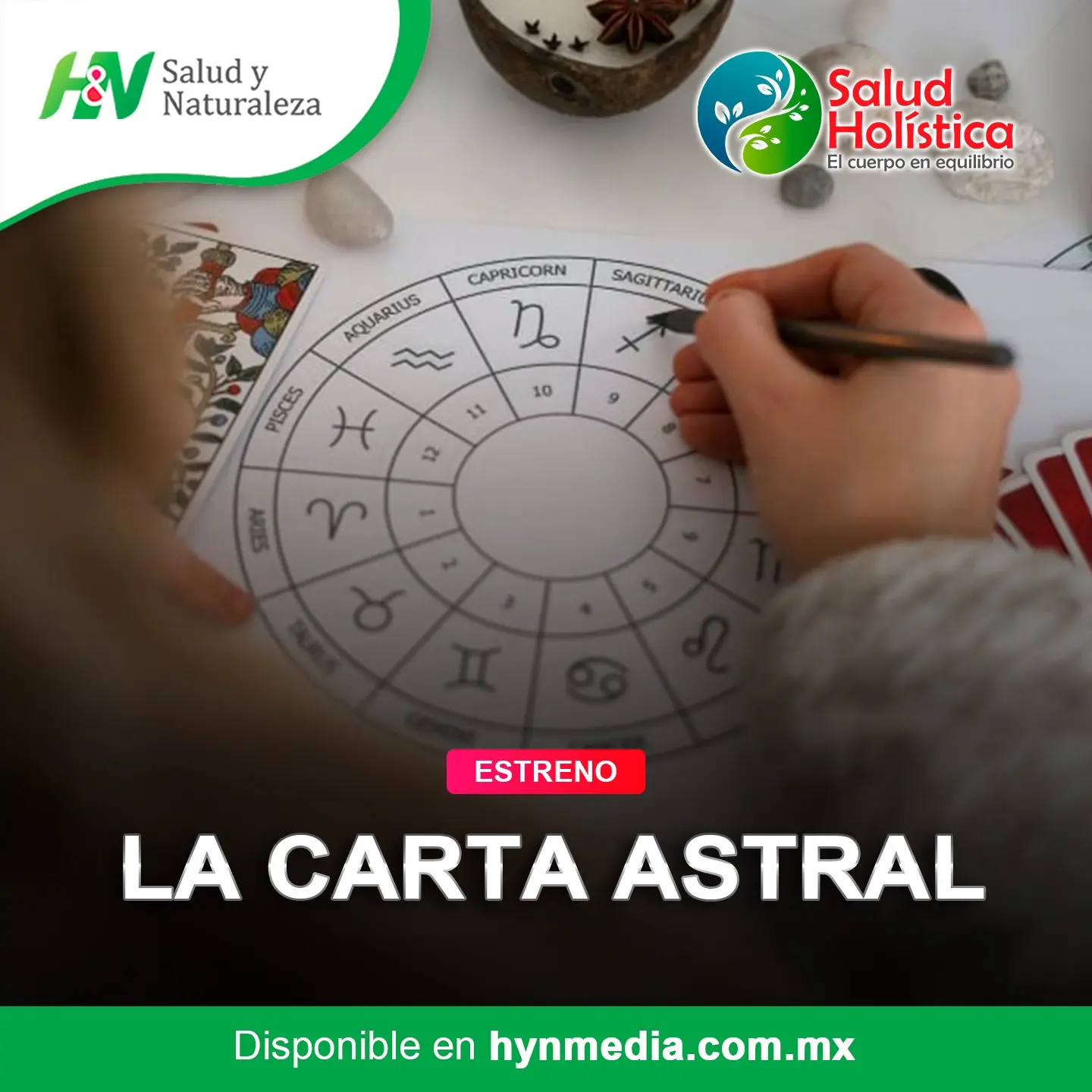 Diseño de promocionales de H&N Salud y Naturaleza diseñado por RAFA3LBM