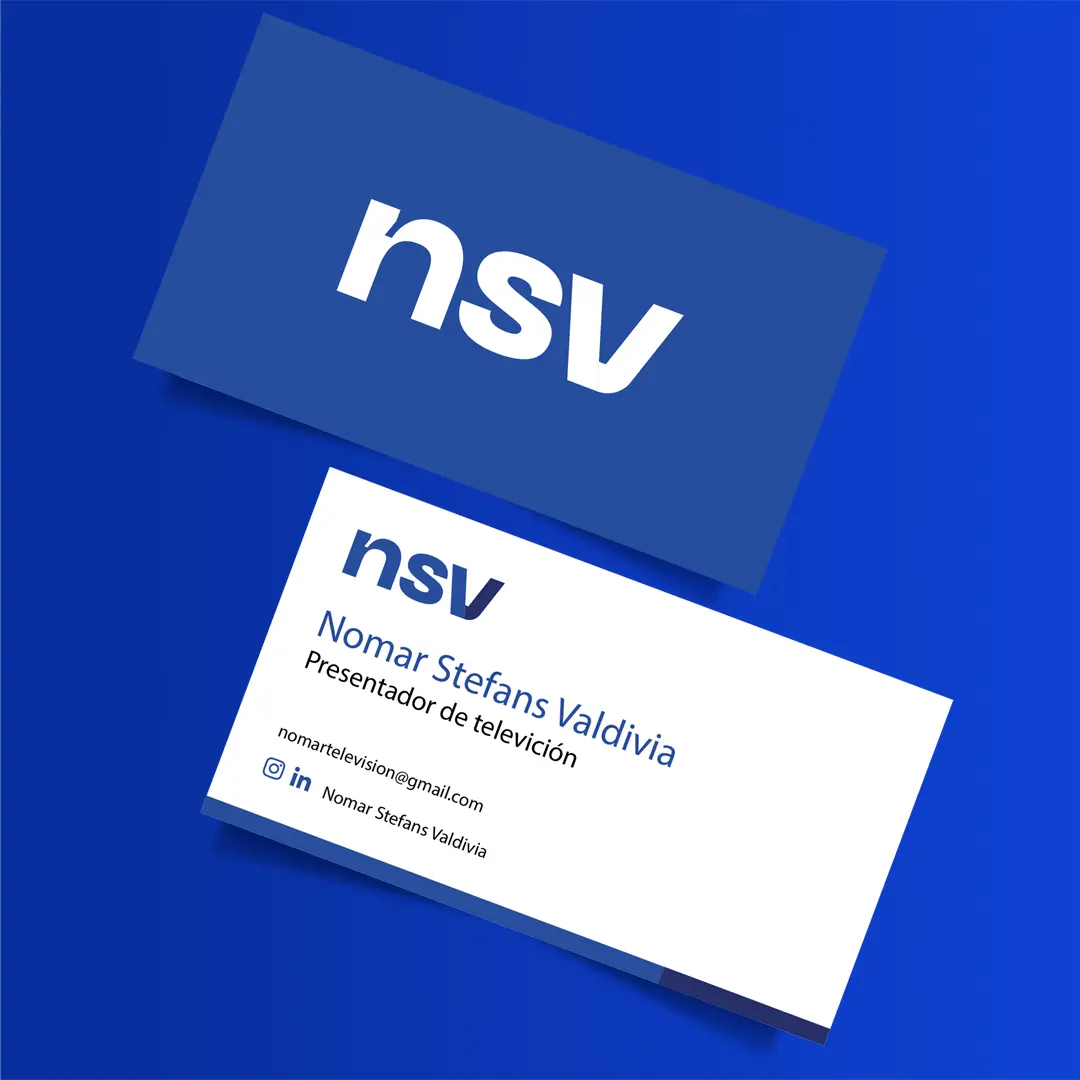 tarjetas de presentación de Nomar Stefans Valdivia
