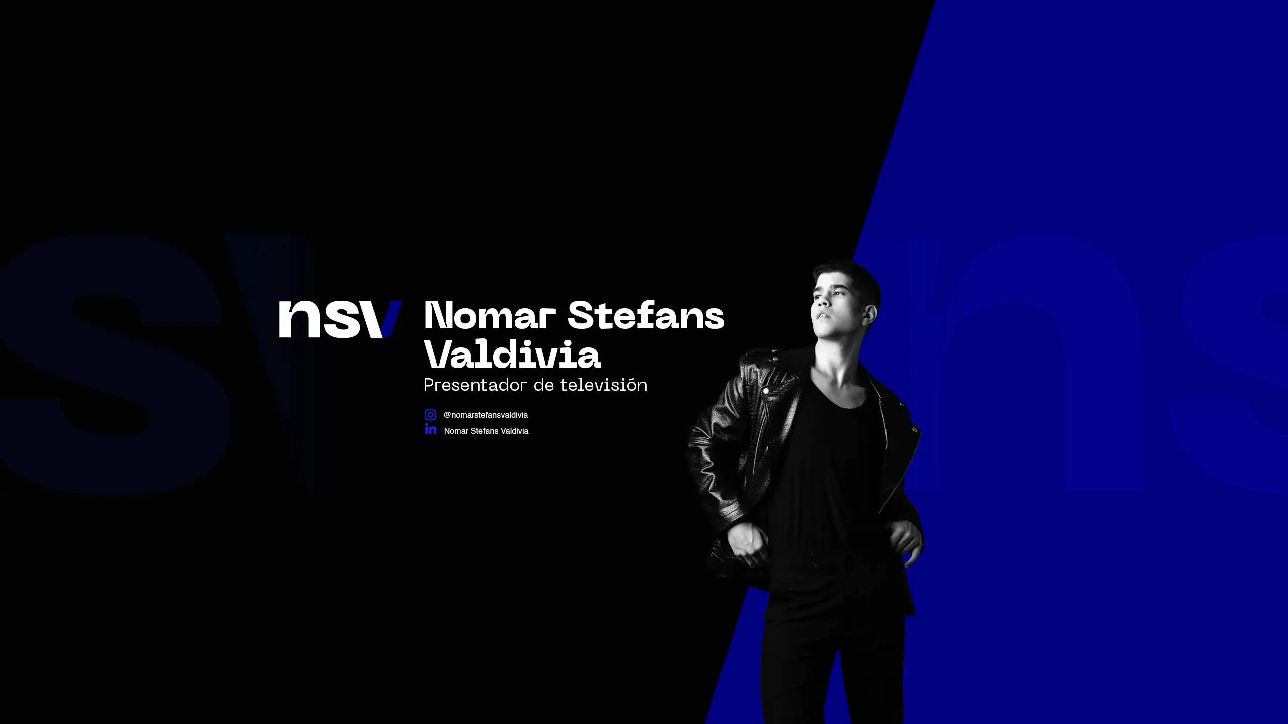 Portada para canal de YouTube de Nomar Stefans Valdivia