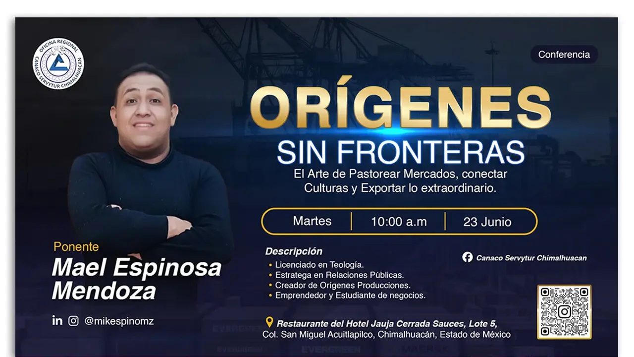 Campaña de Difusión de la conferencia Orígenes Sin Fronteras