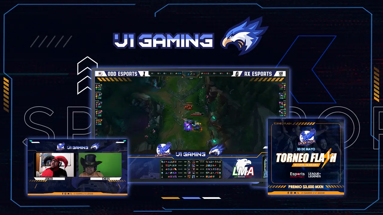Broadcast & Esports Identity U1 Gaming